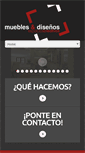 Mobile Screenshot of mueblesydisenos.com.co